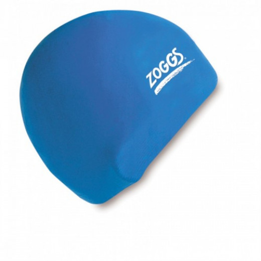 Zoggs Junior Silicone Cap Blue