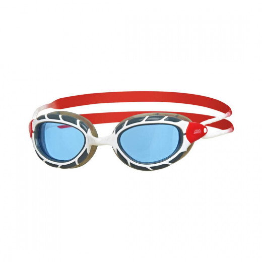 نظارات سباحة للاطفال أبيض أحمر أسود من زوغز