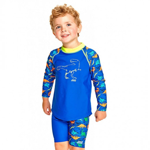 ملابس سباحة للاطفال العمر سنة أزرق من زوغز