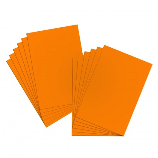 لوحة ملصقات برتقالية من بازيك, 5 أوراق
