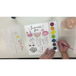 دفتر تلوبن بالالوان المائية  لتعلم الألوان من كلوتز