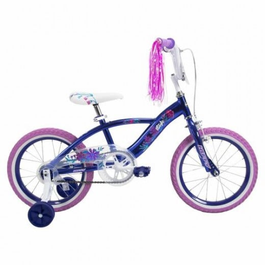 Huffy Style Kids Bike Purple, 16 Inch