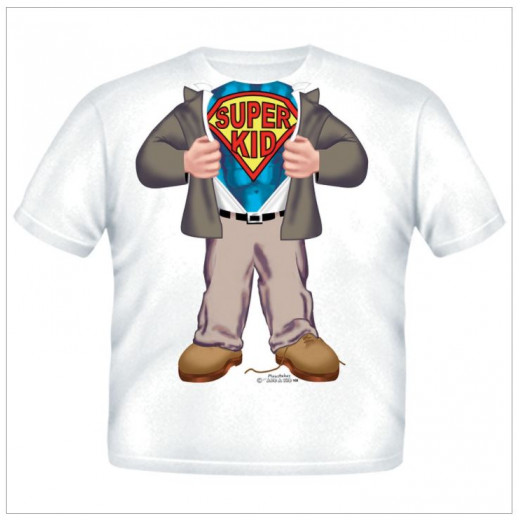 Just Add A Kid Super Kid Youth Small T-shirt