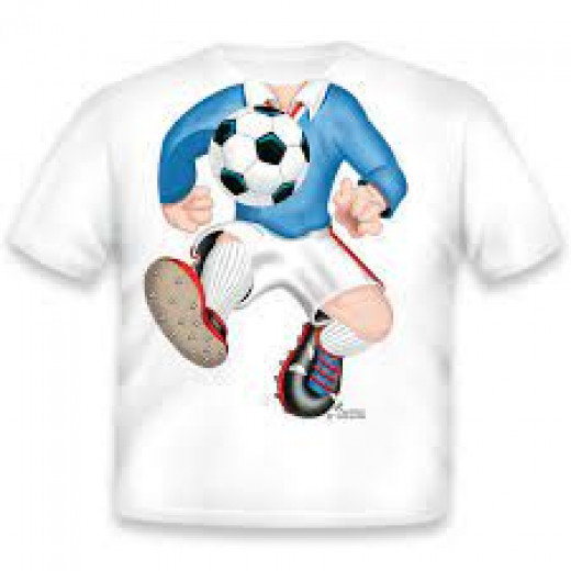 Just Add A Kid Soccer Blue 2T T-shirt