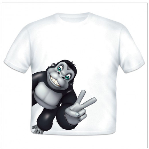 Just Add A Kid Gorilla Sidekick 3T T-shirt