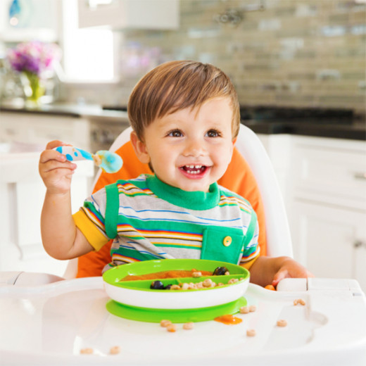 Munchkin Stay Put Suction Plate Dynamic - Green
