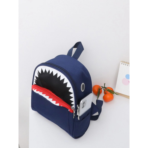 حقيبة ظهر للأطفال بتصميم كارتون القرش