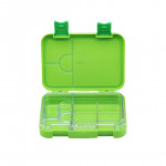 Bento Lunch Box 6 Compartment, Leak Proof, Green