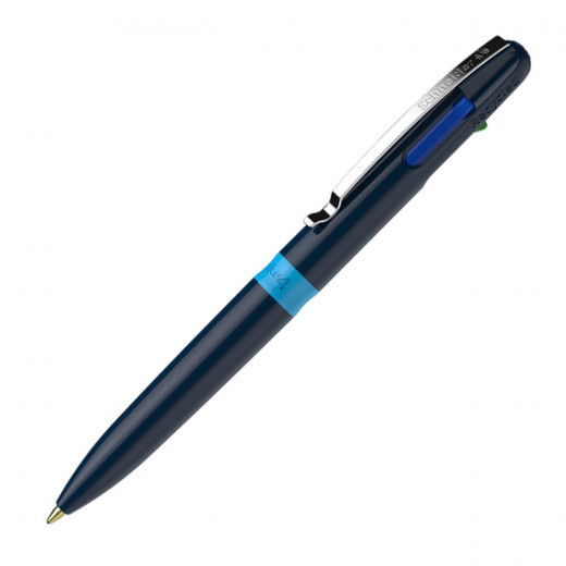 قلم حبر جاف شنايدر أربعة ألوان - أزرق غامق - M.
