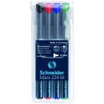 Schneider Maxx Permanent Universal Marker - 1.0 mm - 4 pcs/packaging