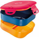 Maped Picnik - Concept 3 in 1 Lunch Box, Red, 1400 ml