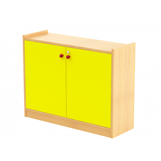 خزانة خشبية بتصميم خشبي دون عجلات 90 * 30 * 70 سم من ايديو فن