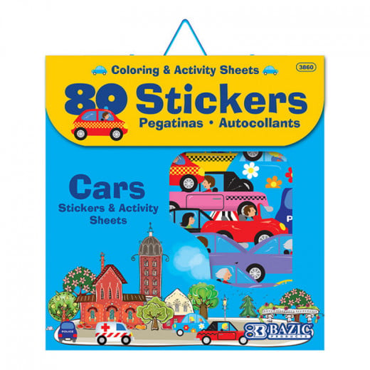 Bazic Car Series Stickers, Assorted Stickers