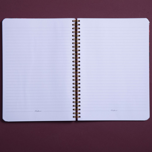 دفتر ملاحظات بأسلاك بتصميم باندا من مفكرة مقاس A5