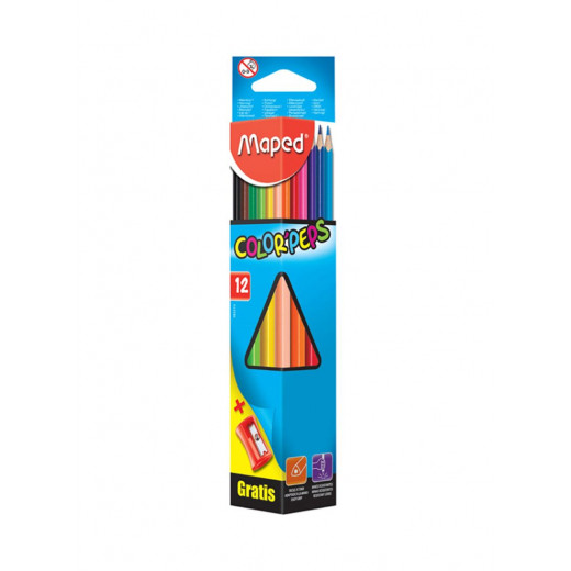 Maped Triangular Coloring Pencils 12