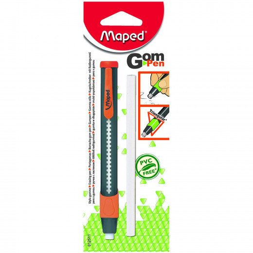 Maped Gom Pen Stick Eraser With Refill - Assorted Colours