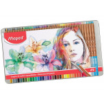 Maped Watercolour Pencils Artist metal 72 Pcs