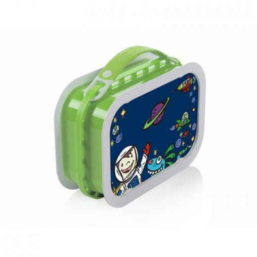 Yubo Deluxe Lunchbox-Color:Green Space