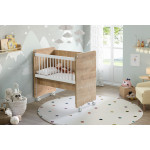 Babywhen Mother Side Mini Crib With Wheels Somon