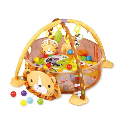 Konig Lion 3-In-1 Lightup Play Gym & Ball Pit