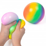 كرة للضغط بألوان قوس قزح مضادة للتوتر