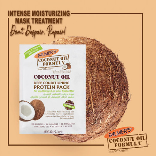 Palmer's Coconut Oil Formula Deep Conditioning Protein Pack, 60 g