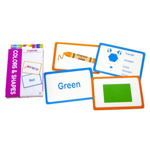 Bazic Colors Preschool Flash Cards (36/Pack)