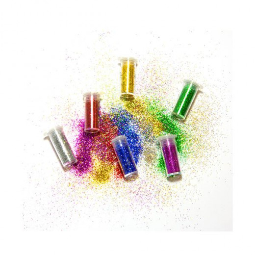 Bazic 6 Primary Color Glitter Shaker (3g)