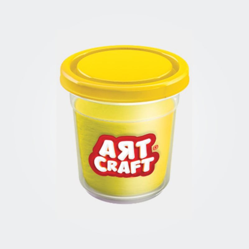 Art Craft Single Dough Pot-Yelllow 140 Gr | Toy Store | Arts & Crafts | Clay & Dough
