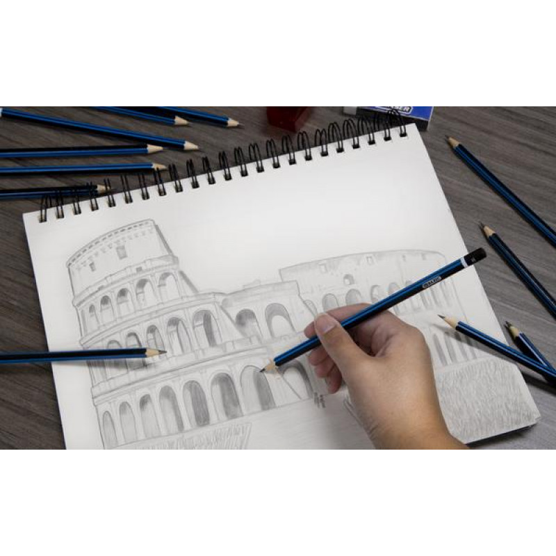 Bazic Drawing & Sketching Pencil Set (6 Assortment)