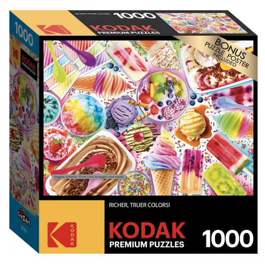Kodak 1000 Pieces Puzzle, Ice Cream Puzzle