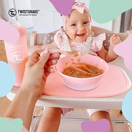 Twistshake Bowl 6+ months Pastel Pink