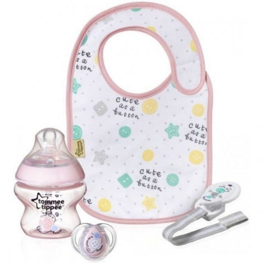 Tommee Tippee Baby Feeding Gift Set, Pink Color