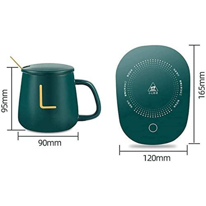 Electric LUCKY COFFEE WARMER Mug With Lid, Pad And Spoon – Hygiene Hub