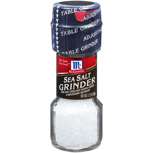 Mccormick Sea Salt Grinder, 60Gram