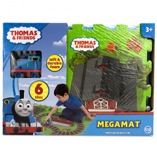 Thomas Friends Mega 6-Piece Floor Play Mat with Vehicle
