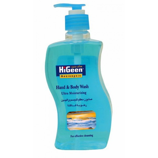 Higeen Hand And Body Wash, Blue Color, 500 Ml