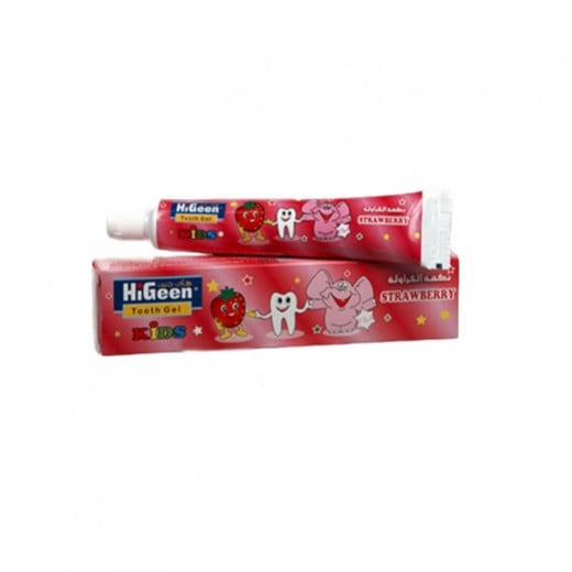 HiGeen Kids Dentifrice Toothpaste Strawberry, 60 Gram