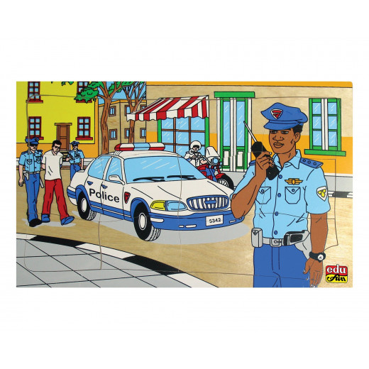 Edu Fun I Want To Be Police Officer Puzzle
