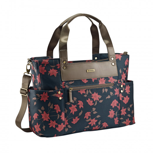 JJ Cole Arrington Tote Bag, Navy Floral