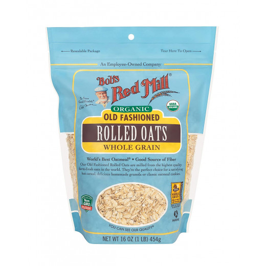 Bob's Red Mill Organic Old Fashioned Rolled Oats, 454gram