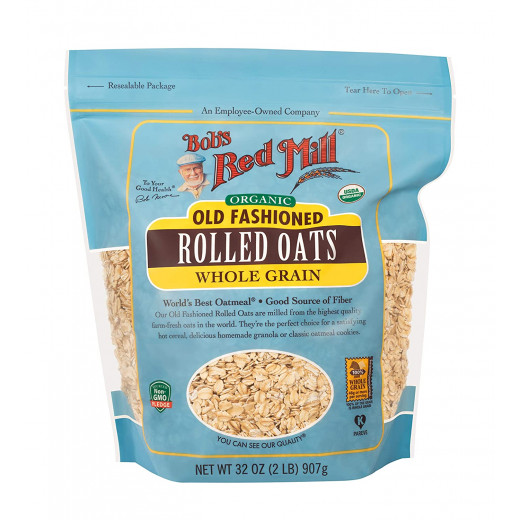 Bob's Red Mill Organic Old Fashioned Rolled Oats, 907 Gram