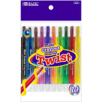 Bazic Mini Twist Crayons
