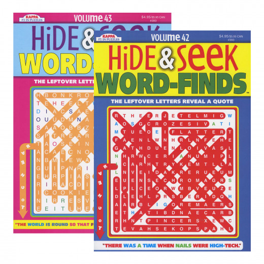 Bazic Kappa Hide & Seek Words Find Puzzle Book