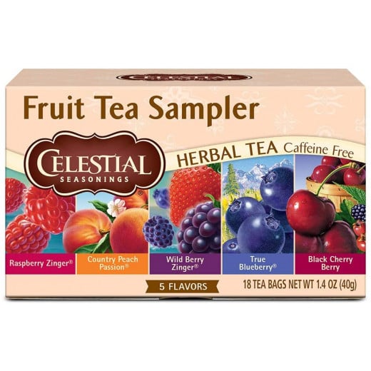 Celestial Fruit Tea Sampler Caffeine Free, 40gram