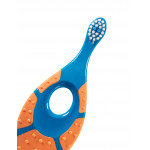 فرشاة أسنان ناعمة للأطفال, 0-2 سنة, باللون الأزرق و البرتقالي من جوردان
