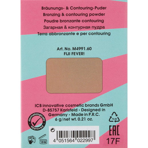 Misslyn Beach Please Bronzing and Contouring Powder, Fiji Fever 60