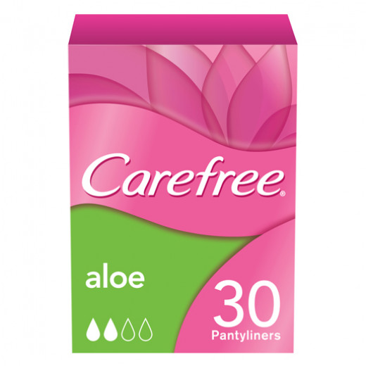 Carefree Panty Liners, 30 Pieces