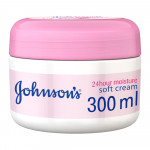 Johnson's Body Cream, 24 HOUR Moisture, Soft, 300ml