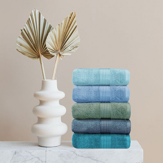 Nova home pretty collection towel, cotton, turquoise color, 33*33 cm